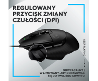 LOGITECH G502 X Czarna - 1066490 - zdjęcie 13